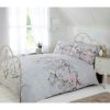 Eloise Duvet Set Double Grey