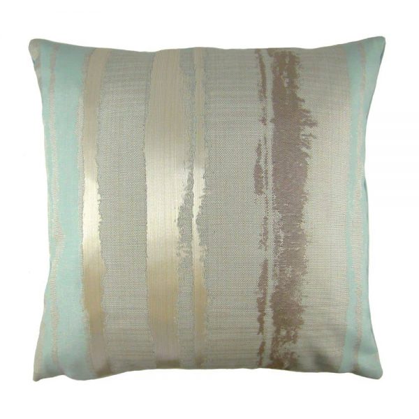 Margo Stripe Duck Egg Filled Cushion 40x40cm