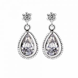 Earrings Clear Stone