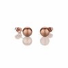 Rose Gold Stud Earring 8mm