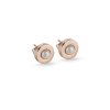 Newbridge Droplet Rose GP Earrings Cream