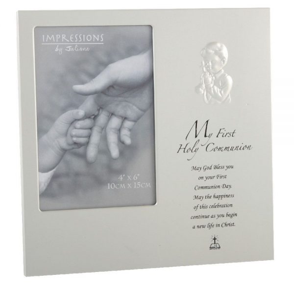 My First Holy Communion Photo Frame - Boy 4x6