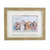 Natural Wood Effect Frame Grandchildren 6x4