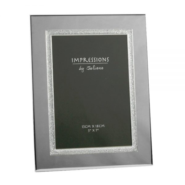 5X7"" Silver Sparkle Frame