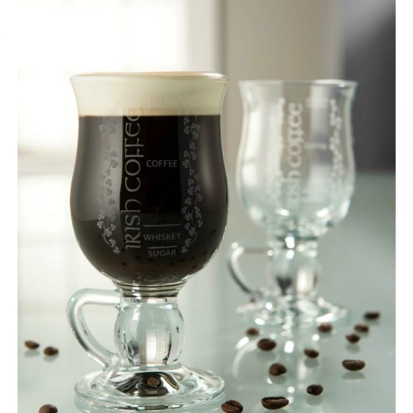 Galway Crystal Irish Coffee Glass Pair