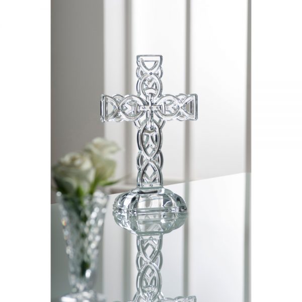 Galway Crystal Celtic 10 inch Cross