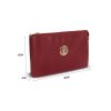 Gessy Cross Body Bag In Wine Red