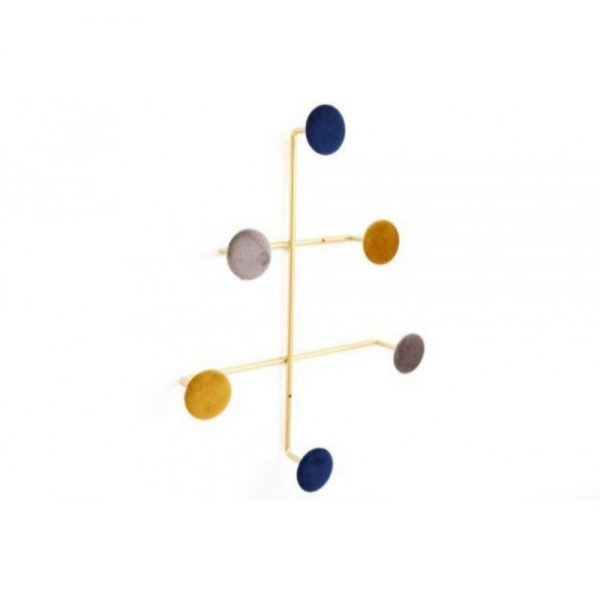 Geometric Velvet Button Hooks - Small 43x33cm