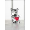 Galway Crystal Love Bear Pink