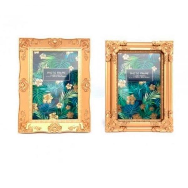 4x6in Gold Leaf Photo Frame