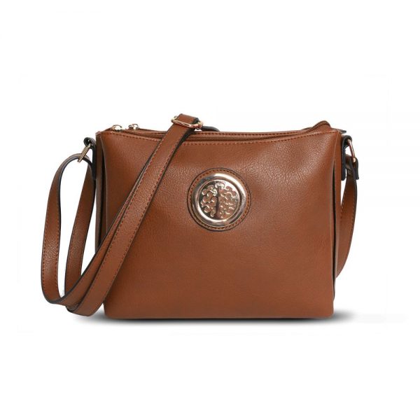 Gessy Cross Body Bag in Brown