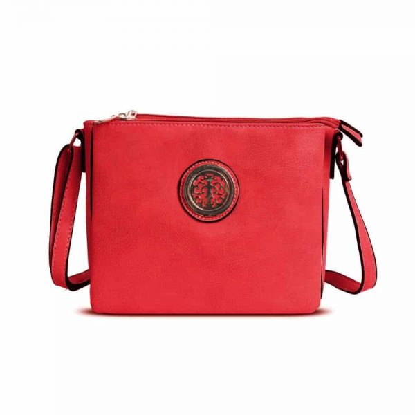 Gessy Cross Body Bag in Red