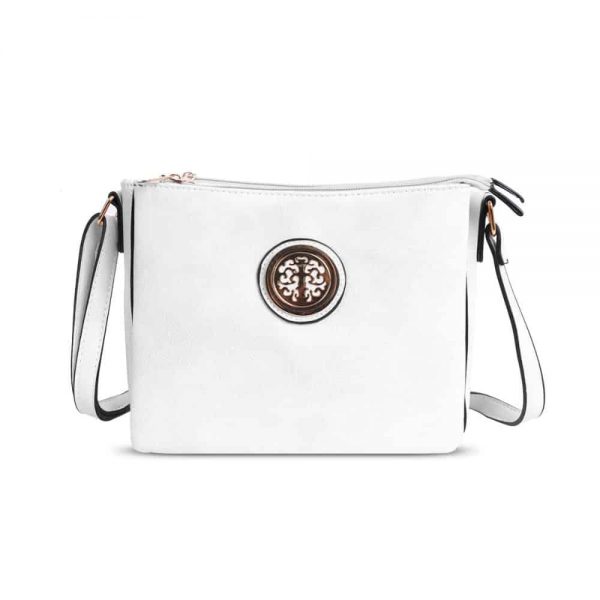 Gessy Cross Body Bag in White