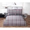 Hamilton Check Duvet Set Double Grey