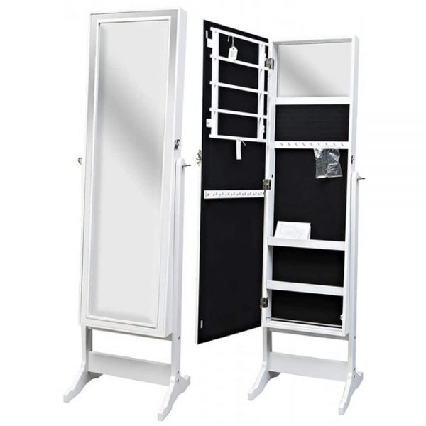 Jewellery Cabinet White