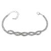 Twisted Diamante Chain Bracelet