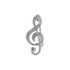 Treble Clef Brooch