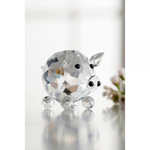 Galway Crystal Piglet 1.9 x 1.8 x 1.9 inches