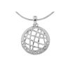 Filigree Circular Disc Necklace