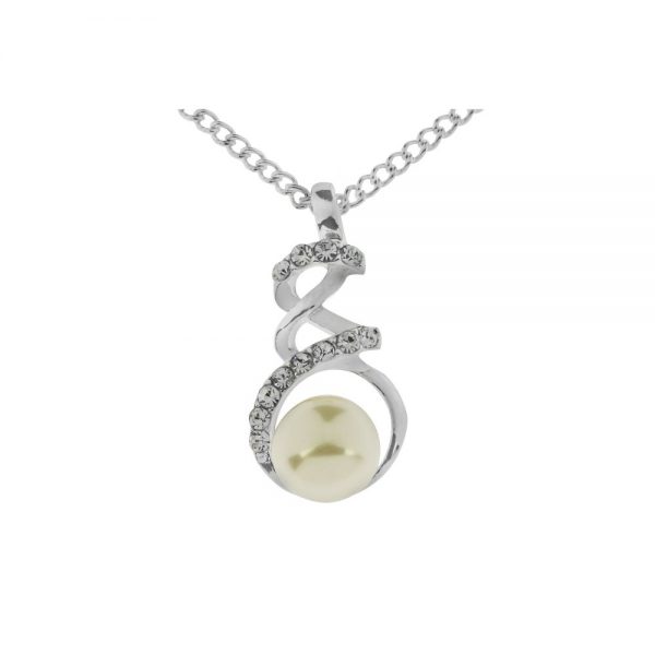 Pearl Interwoven Twist Necklace