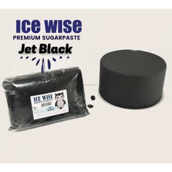 Ice Wise Black Premium Sugarpaste Icing 500G