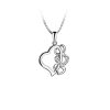 Multi Heart Pendant Clear