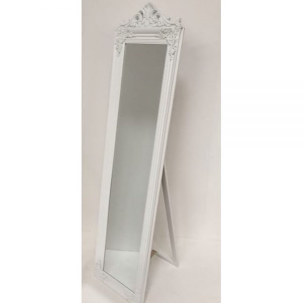 White Cheval Mirror