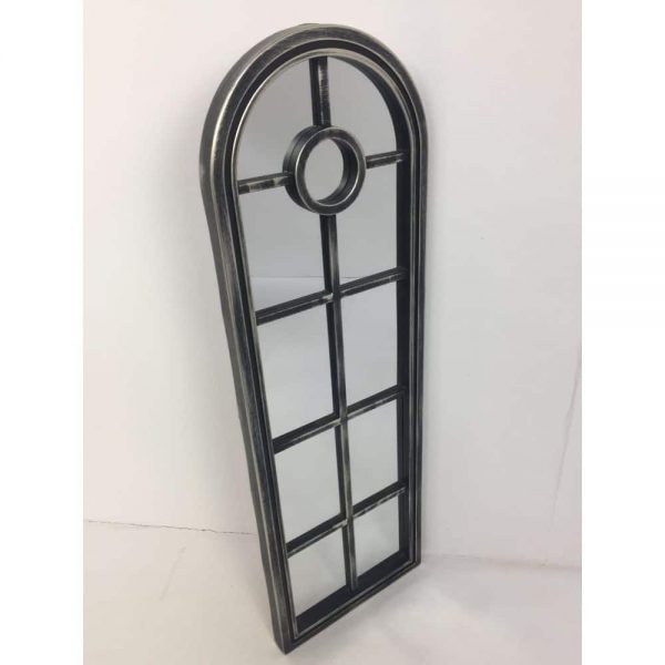 Max Mirror Antique Silver