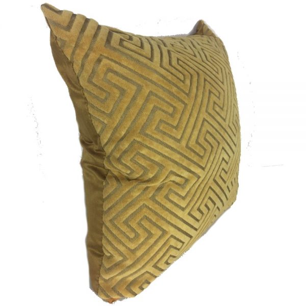 Yellow Geometrics Cushion Cover 44x44cm