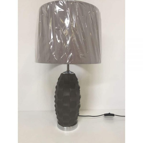 Cora Table Lamp and Grey Shade
