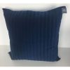 Navy Ribbed Cushion Cover 44x44cm