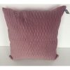 Pink Wave Velvet Cushion Cover 44x44cm