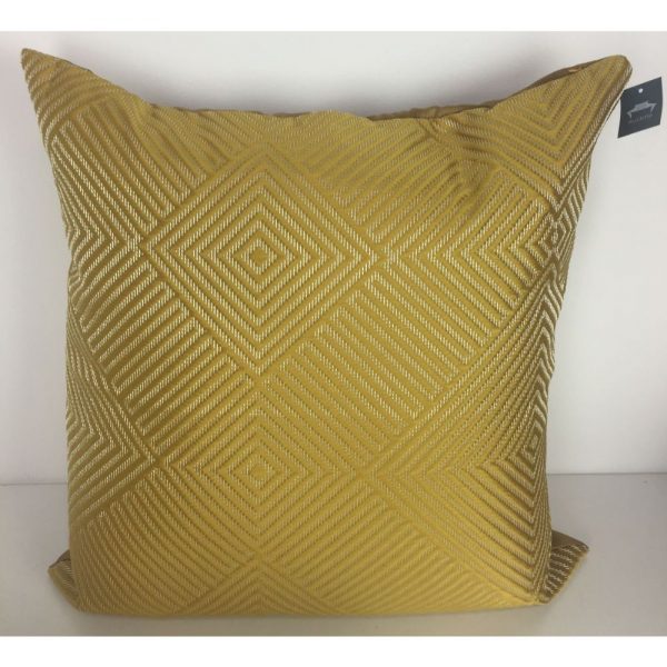 Yellow Diamonds Cushion Covers 56x56cm