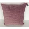 Pink Velvet Wave Cushion Cover 56cm x56cm