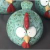 Funny Chicken Teal Small