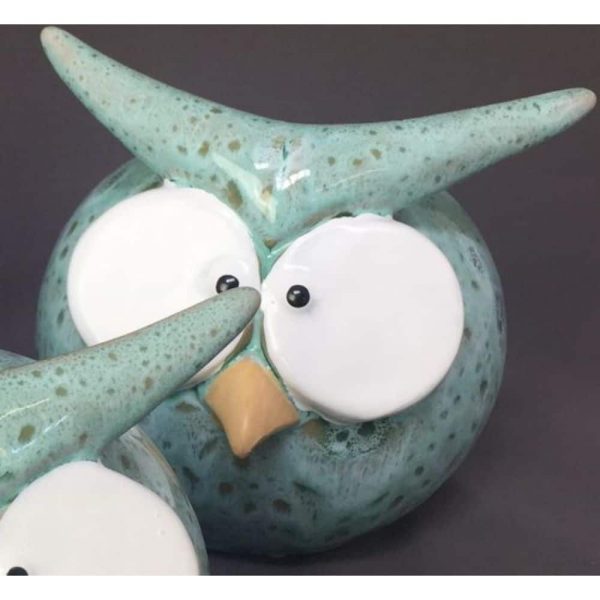 Funny Owl Teal Small
