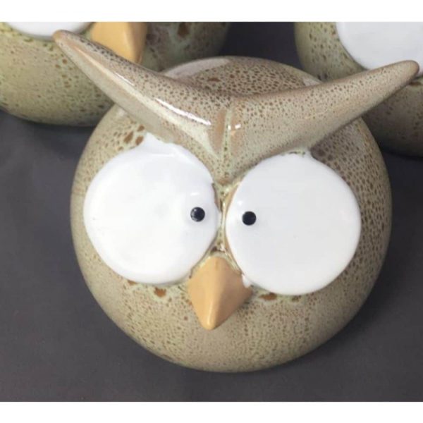 Funny Owl Cream Small