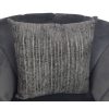 Grey Chenille Cushion Cover 44x44cm