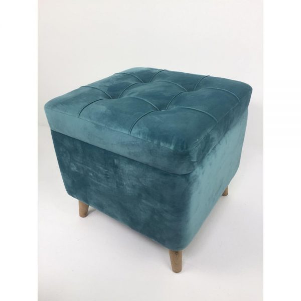 Storage Stools Teal Large