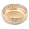 Kasbah Gold Colour Metal Bowl 29x9cm