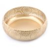 Kasbah Gold Colour Metal Bowl 29x9cm