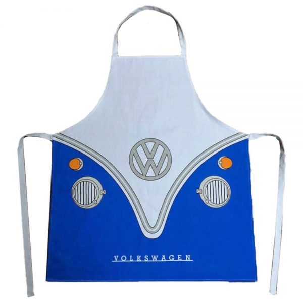 Apron VW Campervan Blue PolyCotton