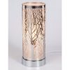 White and Silver Aroma Lamp 10x26cm