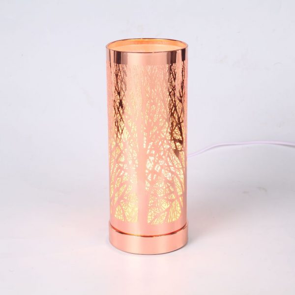 White and Rose Gold Aroma Lamp 10x26cm