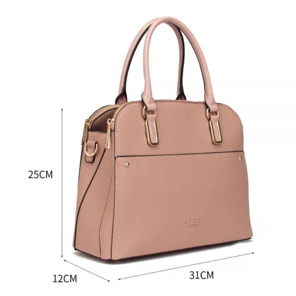 LYDC Handbag in Dark Pink