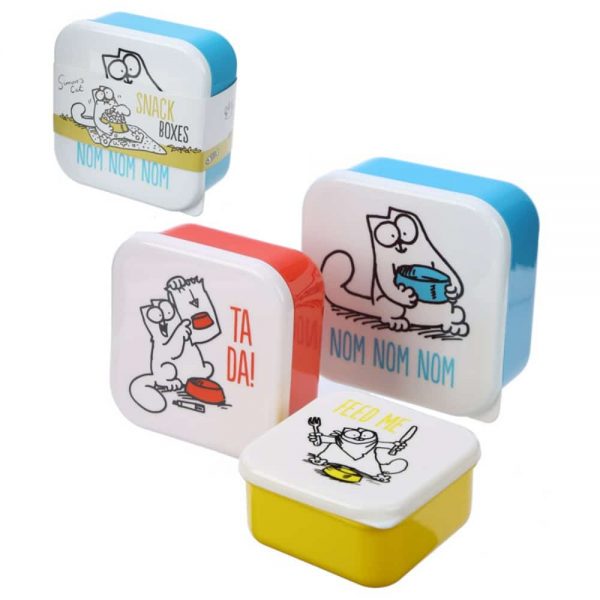 Set of 3 Lunch Boxes Simons Cat