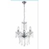 3 Arm Chandelier Clear