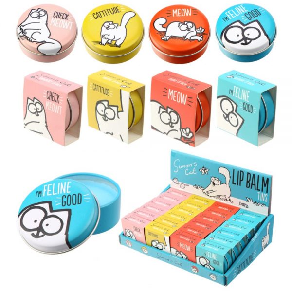 Simons Cat Lip Balm in a Tin