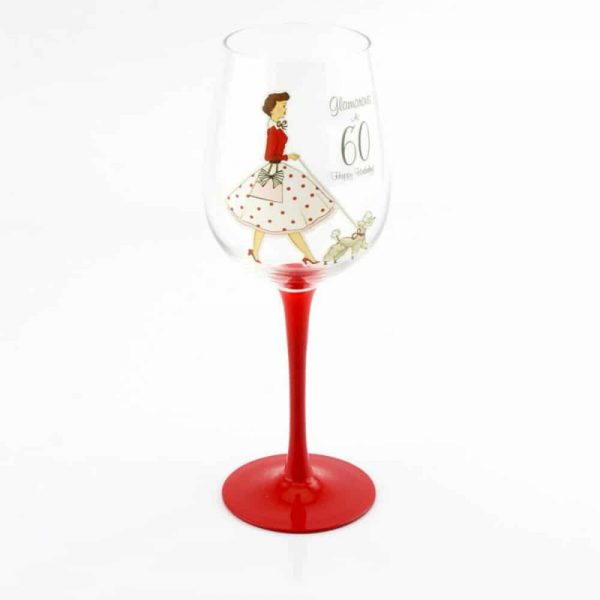 Mrs Smith 60th Birthday Wine Glass