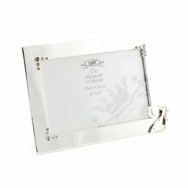 Silver Plated Frame 21St 4x6in